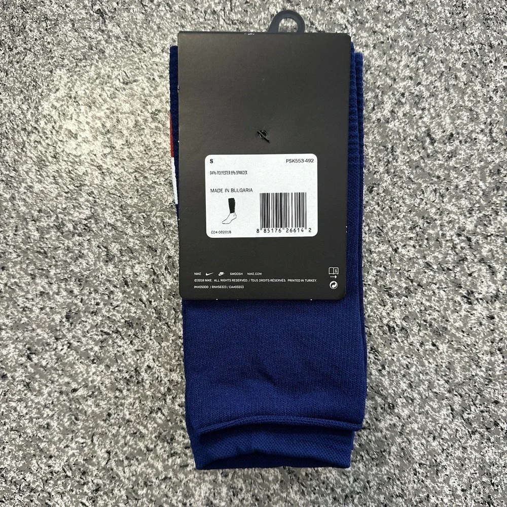 Nike Soccer Leg Sleeves Rare Team USA Womens 4-6 Youth 3Y-5Y Shin Calf Sleeve